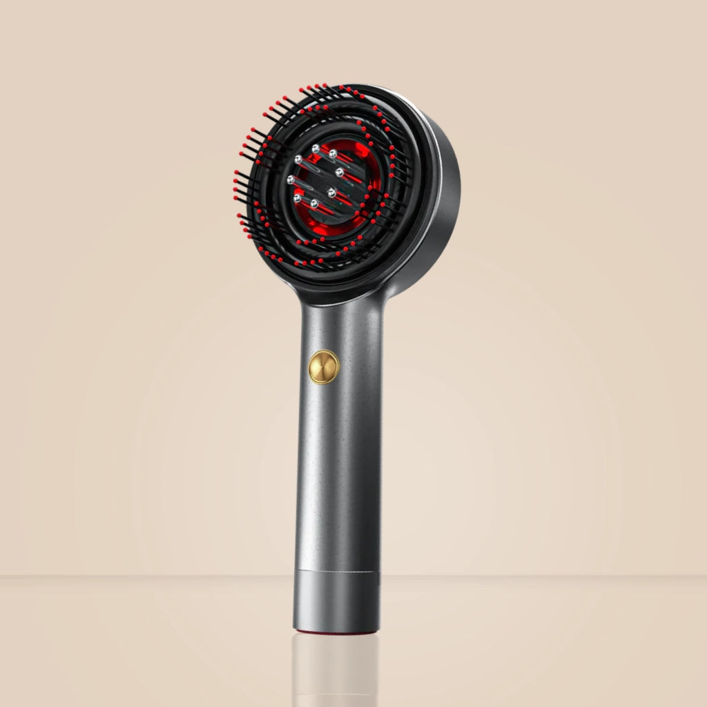 Pente BreoBrush: Terapia de Luz, Massageador e Difusor